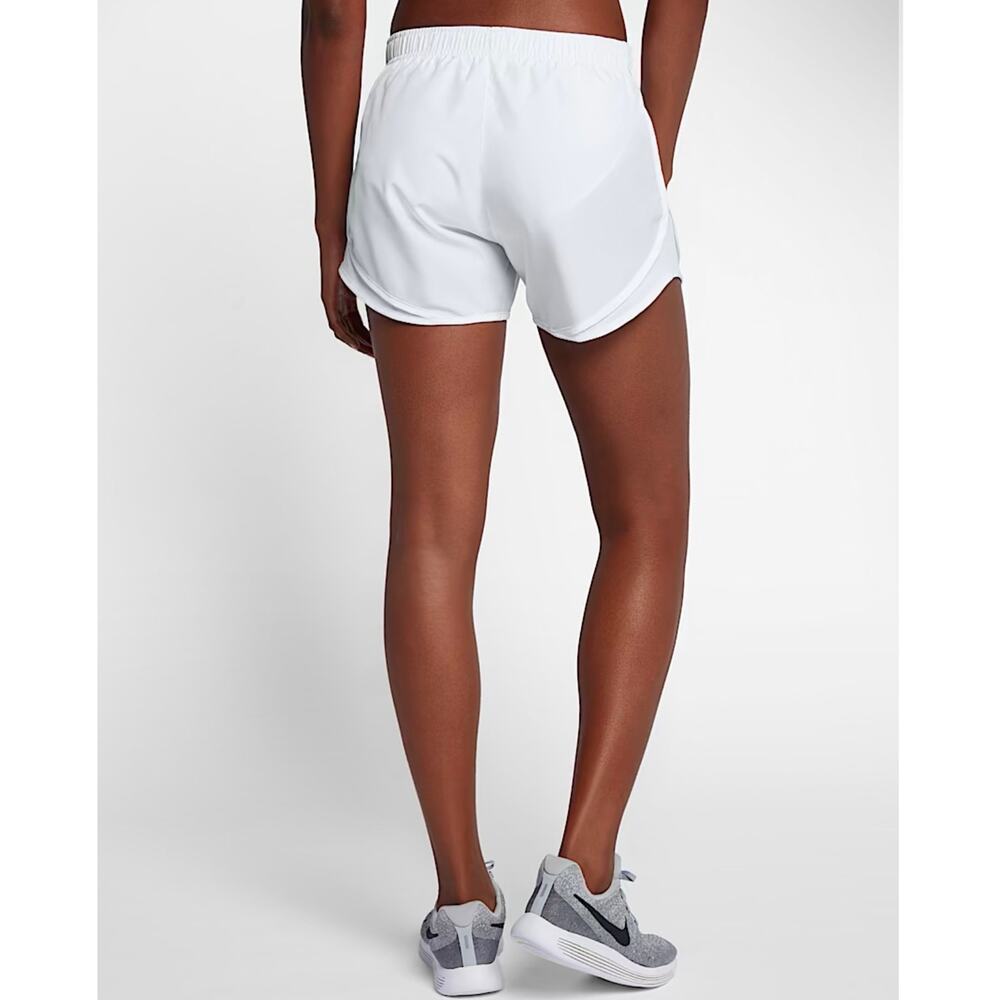 NWT Nike Women's Size XL Dri-FIT Tempo Running Shorts - White - Picture 2 of 10